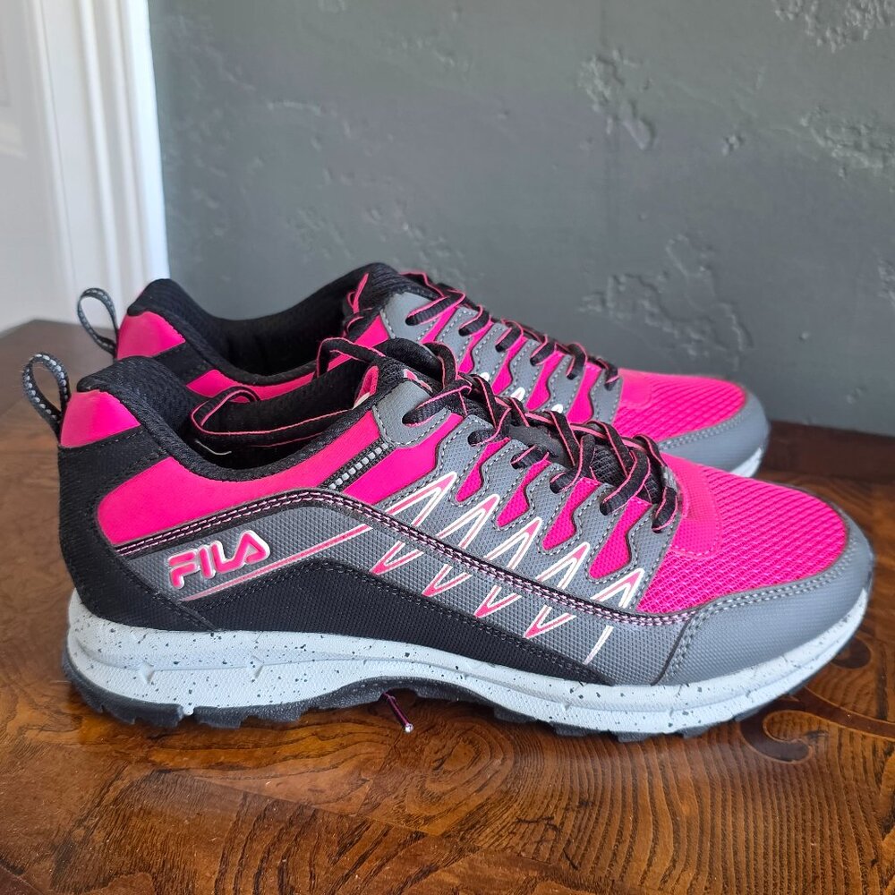 Fila hot pink sneakers